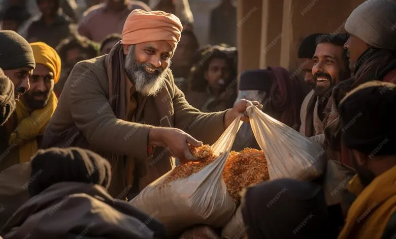 acts charity prevalent makar sankranti with volunteers distributing warm clothes food s 950002 600271