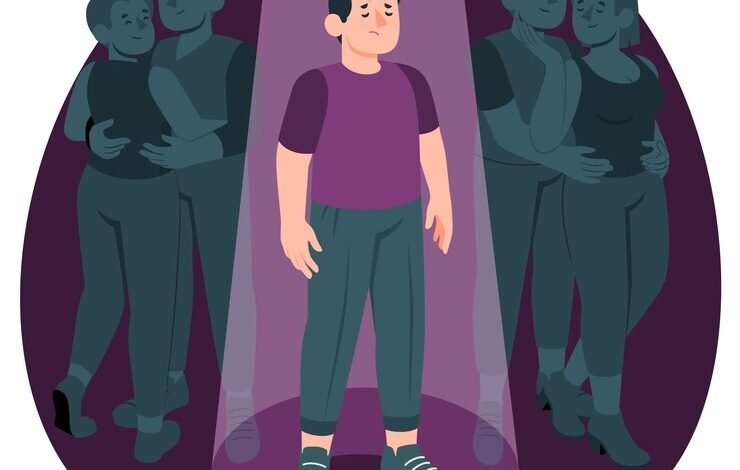 lonely concept illustration 114360 21250