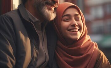 lovely portrait father daughter celebration father s day 23 2151198853