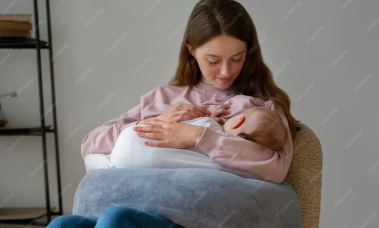 medium shot mother with cute newborn 23 2150276268