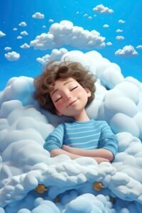 view 3d person sleeping clouds 23 2151113525