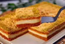 طريقة عمل البسبوسة بالقشطة