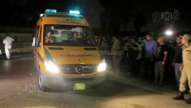 بينهم 5 أطفال، إصابة 11 شخصا في انقلاب “ميكروباص” بصحراوي المنيا