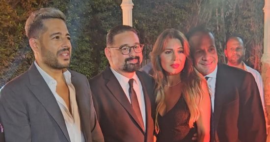 حماقى وناهد السباعى ونجلاء بدر وعماد متعب وزوجته فى حفل زفاف محمود شاهين حماقى وناهد السباعى ونجلاء بدر وعماد متعب وزوجته فى حفل زفاف محمود شاهين
