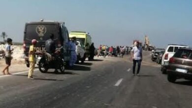 إصابة 5 أشخاص إثر انقلاب ميكروباص بمدينة 6 أكتوبر