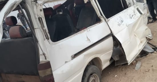 إصابة 8 أشخاص إثر انقلاب ميكروباص فى حلوان إصابة 8 أشخاص إثر انقلاب ميكروباص فى حلوان