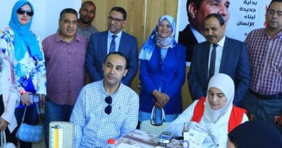 جامعة المنوفية تنظم قافلة طبية للكشف على العاملين بها ضمن مبادرة "بداية جديدة" جامعة المنوفية تنظم قافلة طبية للكشف على العاملين بها ضمن مبادرة "بداية جديدة"