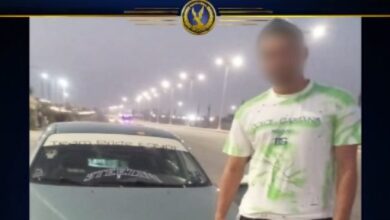 ضبط المتهم بالاستعراض بسيارة في القاهرة "فيديو"