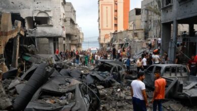 6 شهداء معظمهم أشلاء إثر قصف الاحتلال منزلا بمخيم النصيرات وسط قطاع غزة