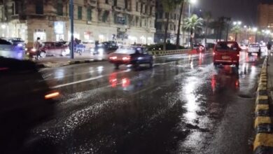 غدا.. هطول أمطار رعدية على الإسكندرية