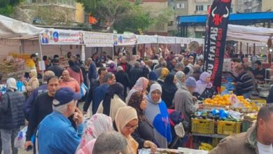 إقامة سوق اليوم الواحد بميدان المندرة بالإسكندرية