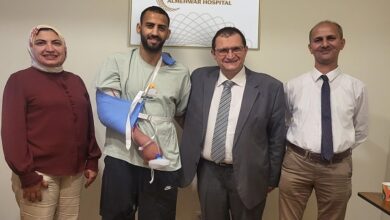 محمد حمدي لاعب زد يخضع لجراحة ناجحة في الكوع