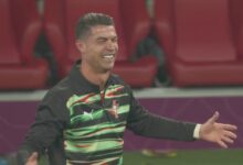  رونالدو يبكي بعد تتويج البرتغال بلقب دوري أمم أوروبا