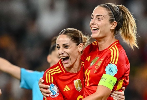 إسبانيا تكتسح البرتغال بخماسية في يورو السيدات إسبانيا تكتسح البرتغال بخماسية في يورو السيدات