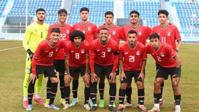 منتخب مصر للشباب يبدأ استعداداته لوديتي الكويت