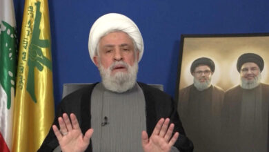 الأمين العام لحزب الله يستقبل لاريجاني ويجدد شكر إيران على "دعمها المتواصل" بمواجهة إسرائيل