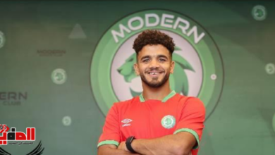 رشاد المتولي رجل مباراة مودرن سبورت وحرس الحدود