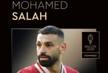 صلاح يتصدر قائمة المرشحين لجائزة أفضل لاعب في العالم 2025