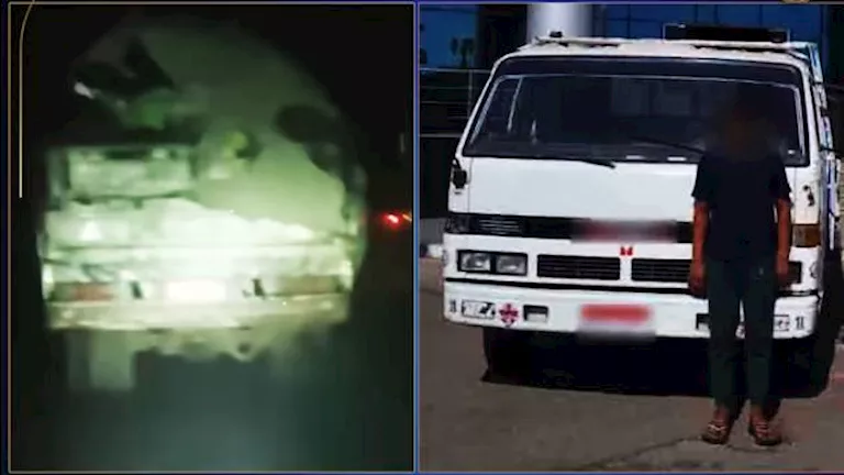 ضبط قائد نصف نقل بلا رخصة بعد فيديو “الطفل السائق” بالجيزة ضبط قائد نصف نقل بلا رخصة بعد فيديو “الطفل السائق” بالجيزة