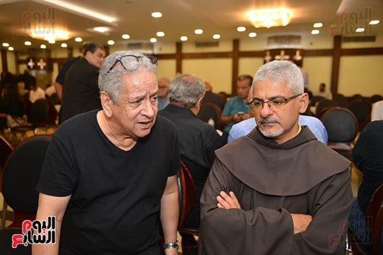 بطرس دانيال والمخرج عمر عبد العزيز بطرس دانيال والمخرج عمر عبد العزيز