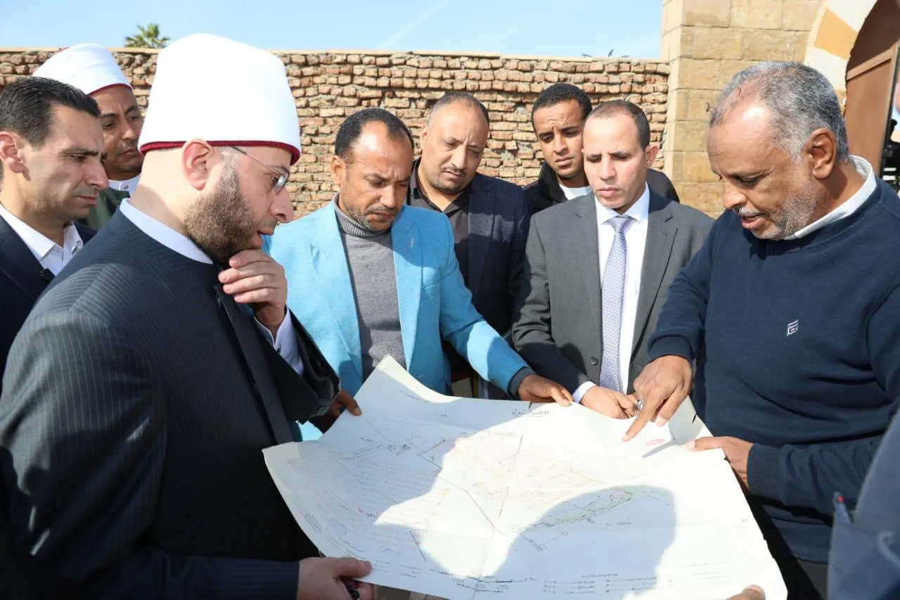 وزير الأوقاف يتفقد وقف سيدي يوسف أبو الحجاج الخيري بالأقصر لتعزيز الاستفادة من الأصول الوقفية ودعم التنمية