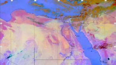 الأرصاد تحذر: أمطار غزيرة ورياح قوية واضطراب بالملاحة البحرية الأحد