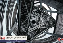 أسعار الحديد في مصر اليوم الخميس 25 ديسمبر 2025