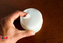 الفازلين والمناطق الداكنة بعد الشمع