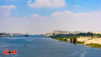 خطوط الشحن عبر قناة السويس