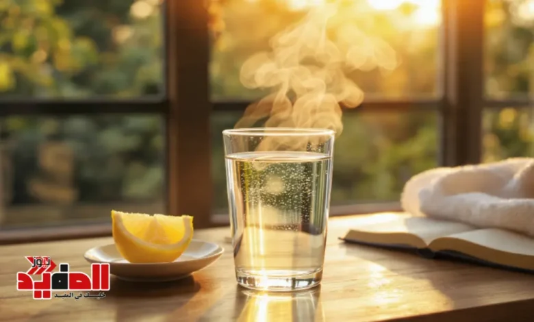 شرب الماء الدافئ على الريق