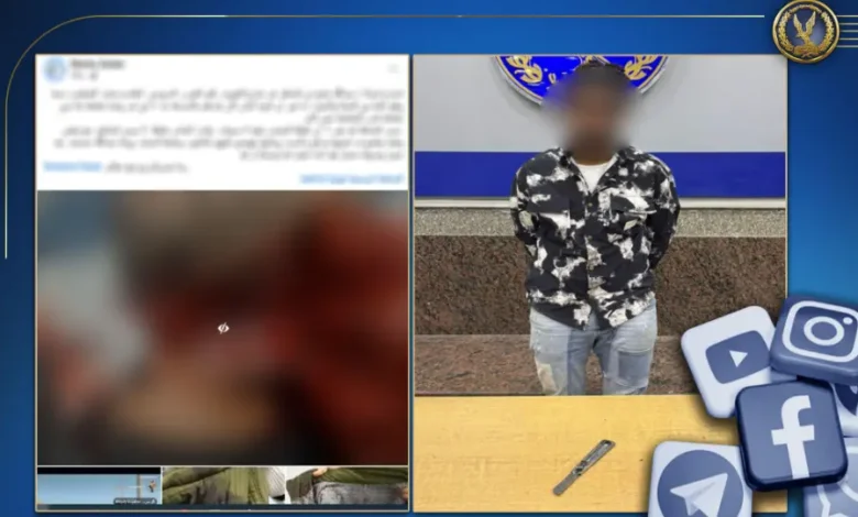 ضبط متهم بالتعدي بسلاح أبيض في السويس