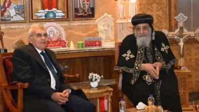 رئيس مجلس الشيوخ يهنئ البابا تواضروس بعيد الميلاد ويؤكد عمق الوحدة الوطنية