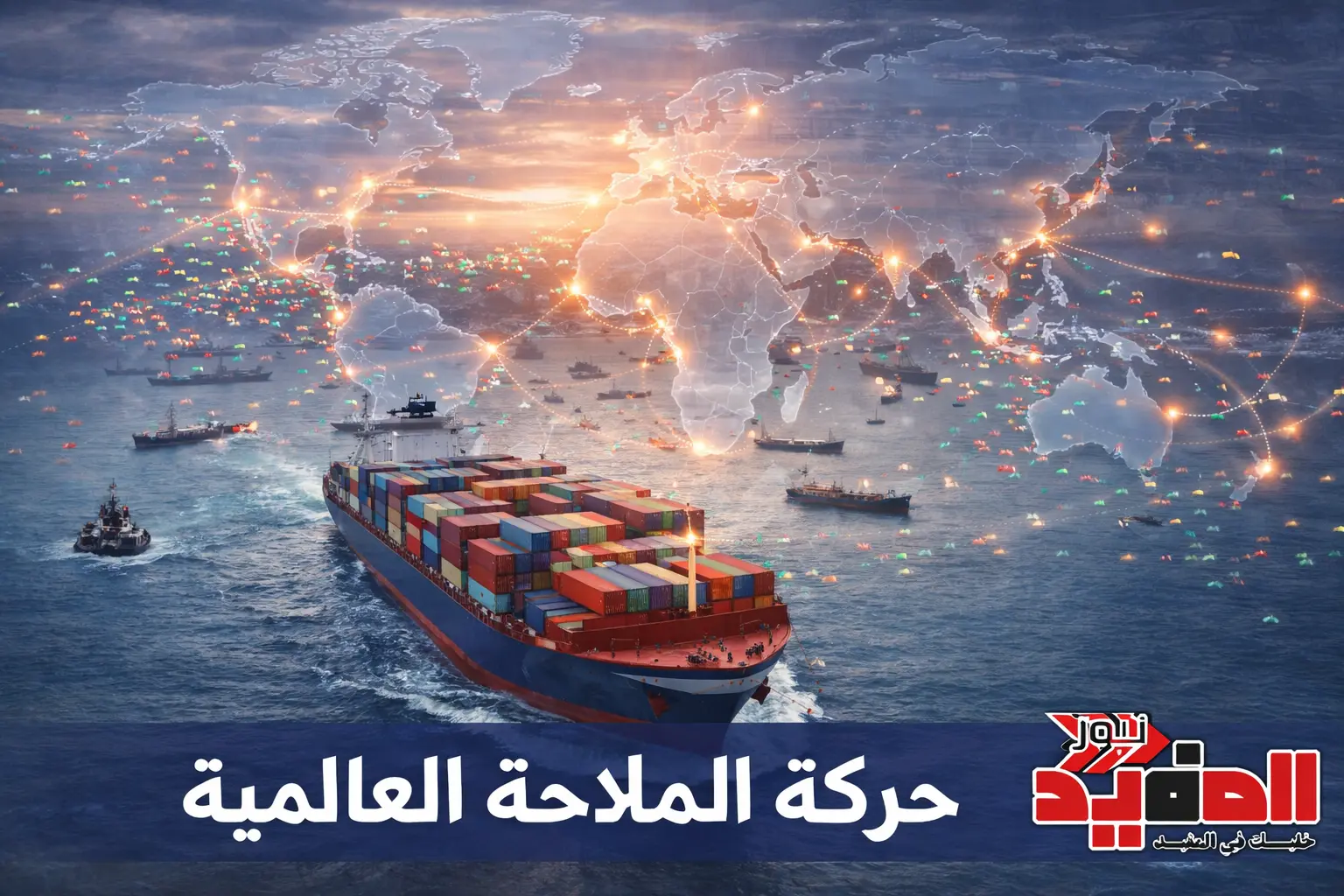حركة الملاحة العالمية .. ترقب في الممرات البحرية مع تصاعد التوترات حركة الملاحة العالمية .. ترقب في الممرات البحرية مع تصاعد التوترات