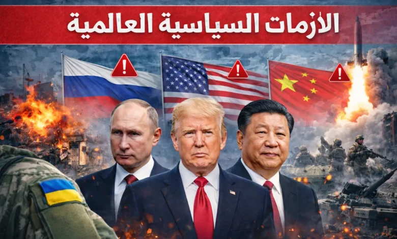 الأزمات السياسية العالمية