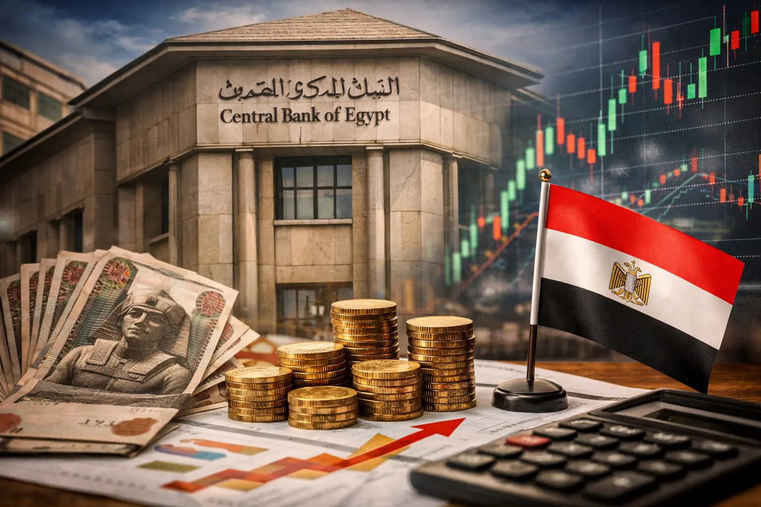 البنك المركزي المصري .. سيناريوهات القرارات المقبلة وانعكاسها على الجنيه والتضخم
