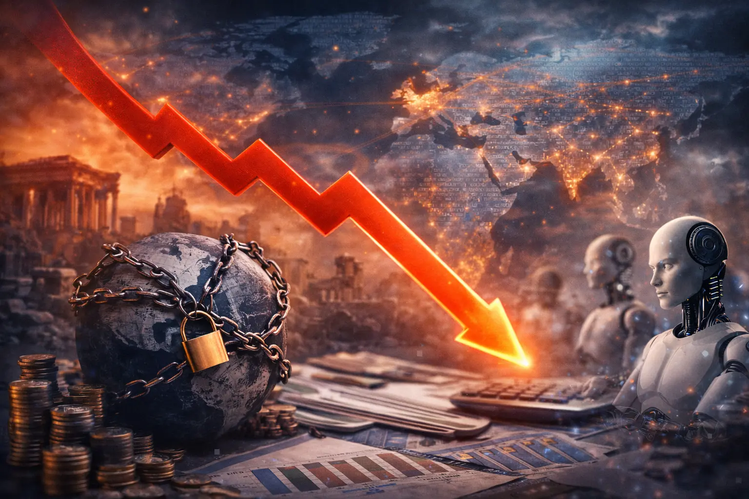 تقرير اقتصادي عالمي قاتم .. المخاطر تتصاعد والتوقعات المستقبلية مشحونة بالتحديات تقرير اقتصادي عالمي قاتم .. المخاطر تتصاعد والتوقعات المستقبلية مشحونة بالتحديات