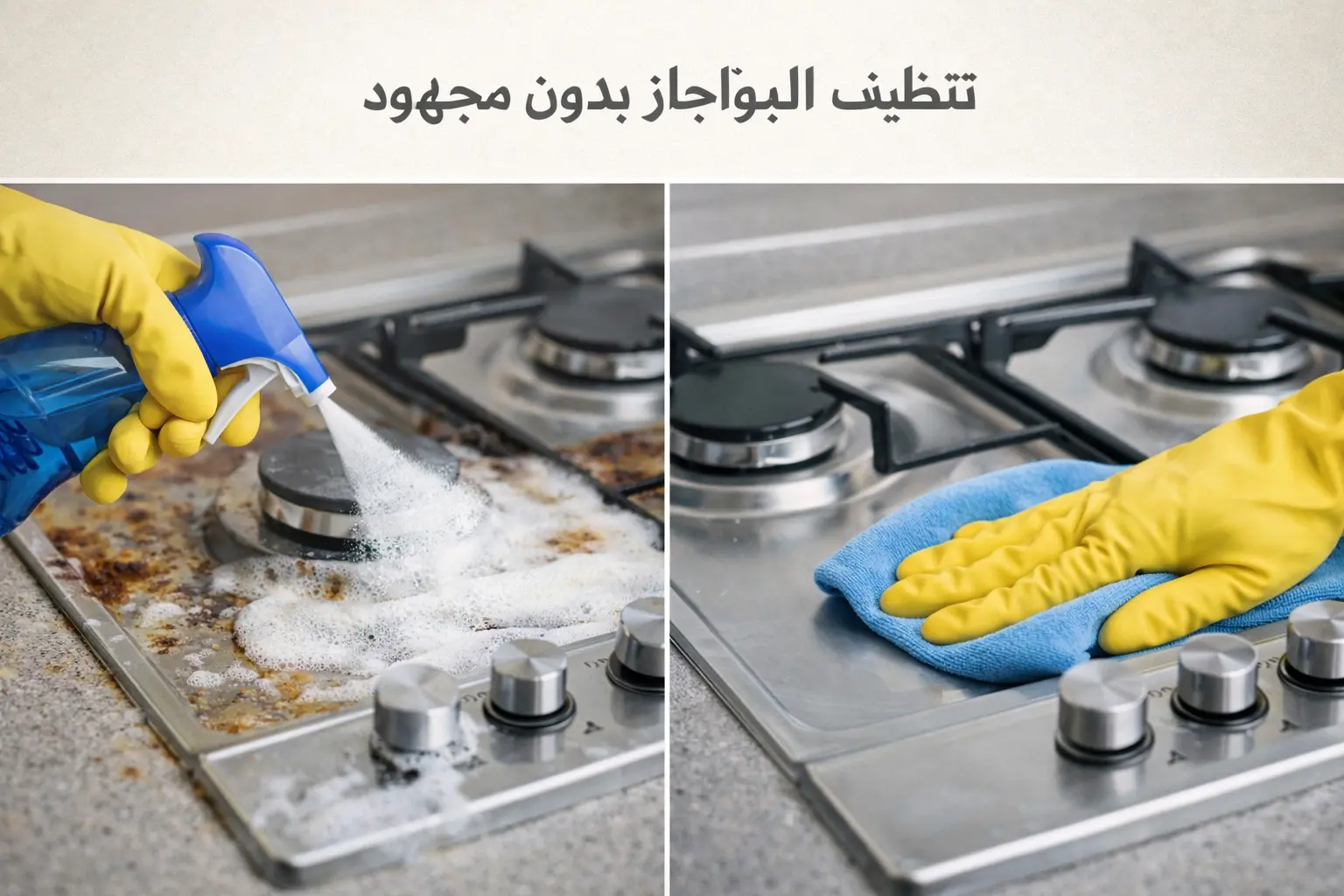 «تنظيف البوتاجاز بدون مجهود».. طرق ذكية تعيد له لمعانه في دقائق وبمكونات من البيت «تنظيف البوتاجاز بدون مجهود».. طرق ذكية تعيد له لمعانه في دقائق وبمكونات من البيت