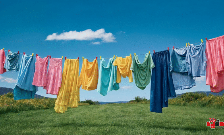 غسيل الملابس السوداء