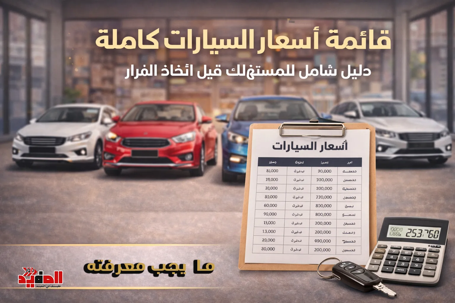 قائمة أسعار السيارات كاملة .. دليل شامل للمستهلك قبل اتخاذ القرار قائمة أسعار السيارات كاملة .. دليل شامل للمستهلك قبل اتخاذ القرار