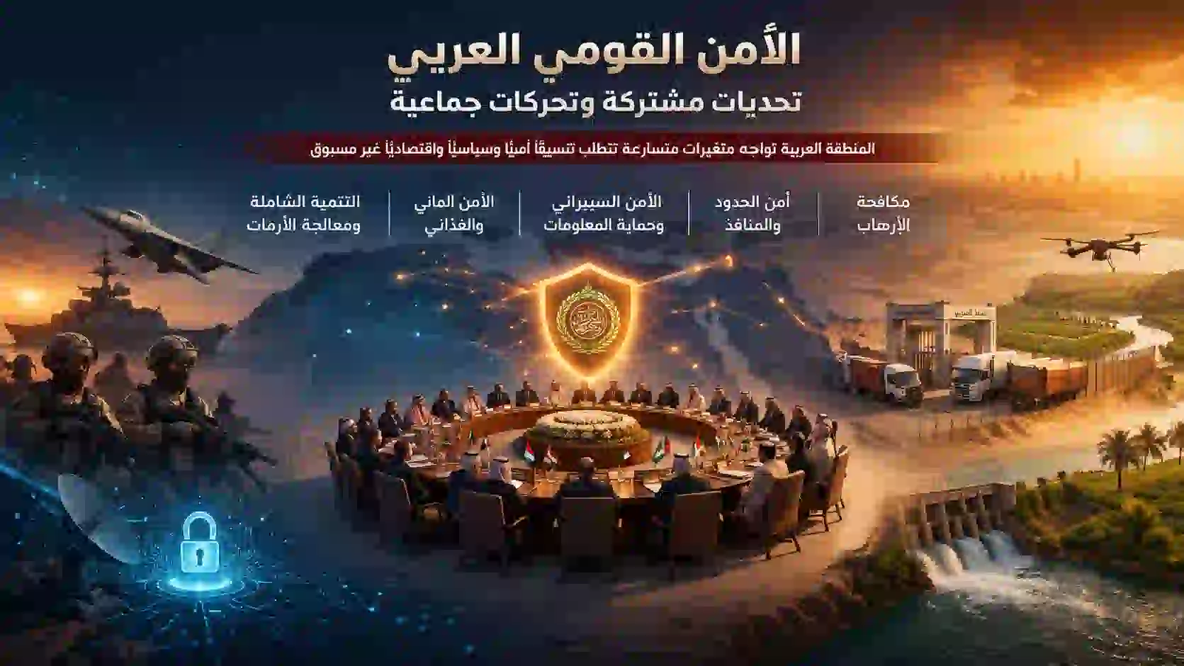 الأمن القومي العربي .. تحديات مشتركة وتحركات جماعية