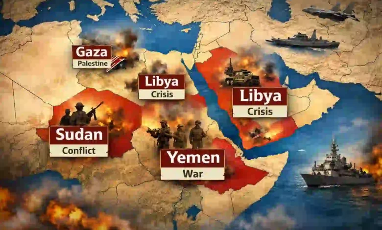 ملفات النزاع العربي