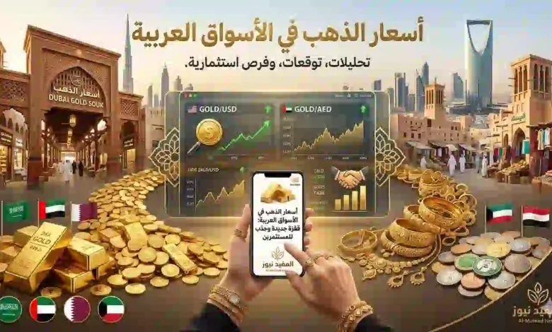 أسعار الذهب في الأسواق العربية