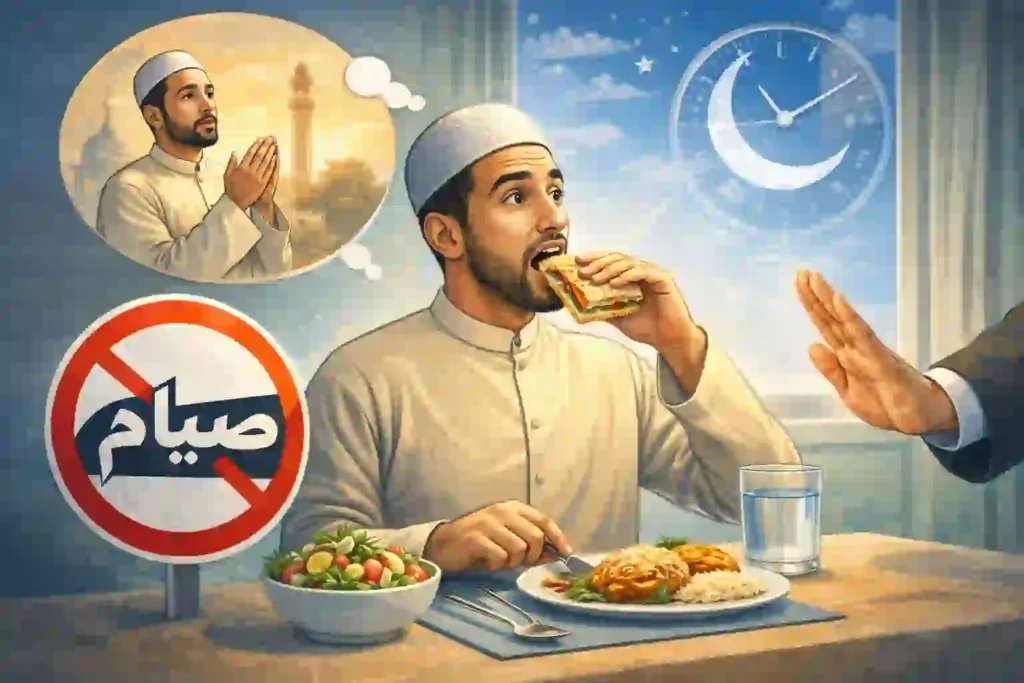 حكم الأكل ناسيًا في الصيام .. هل يبطل الصوم أم لا