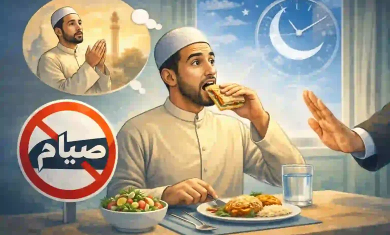 حكم الأكل ناسيًا في الصيام