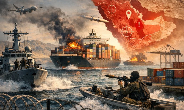 الملاحة-في-البحر-الأحمر