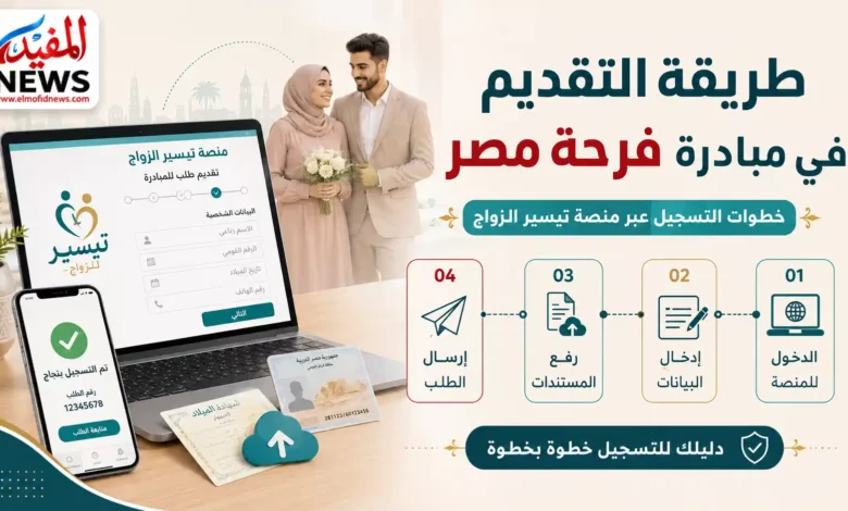 طريقة التقديم في مبادرة فرحة مصر 2026 خطوة بخطوة عبر منصة تيسير الزواج
